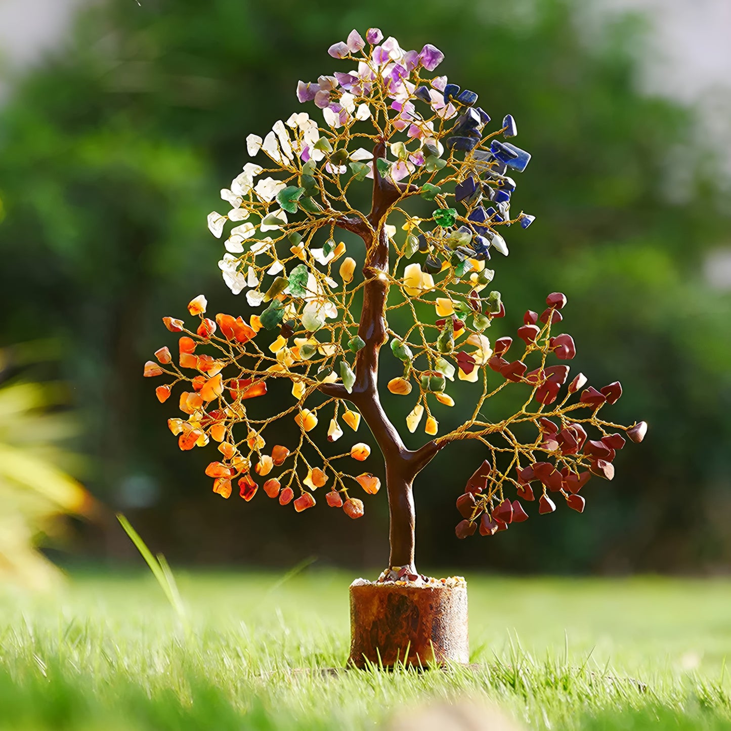 Chakra Tree of Life wall art combining nature and energy alignment