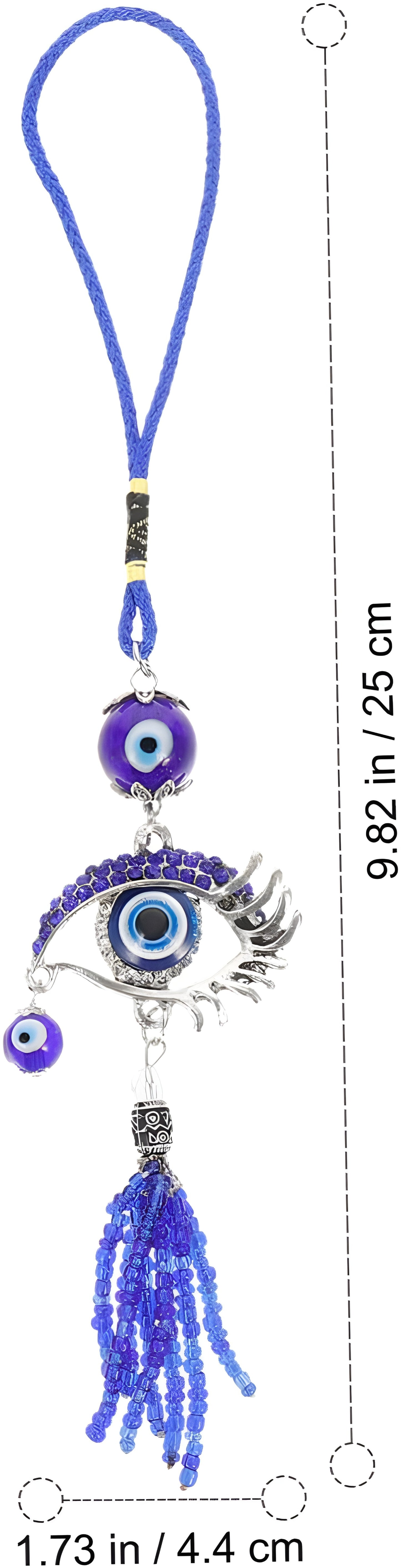 Protective evil eye car accessory to ward off negative energy