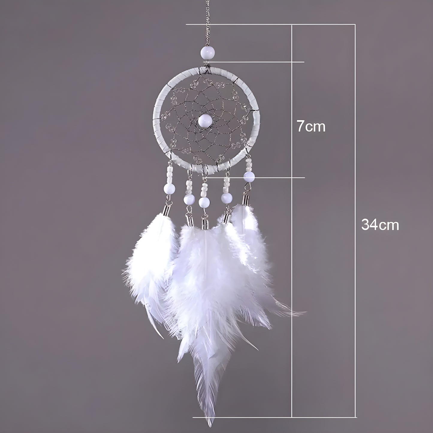 Spiritual dream catcher hanging for car interior protection and style