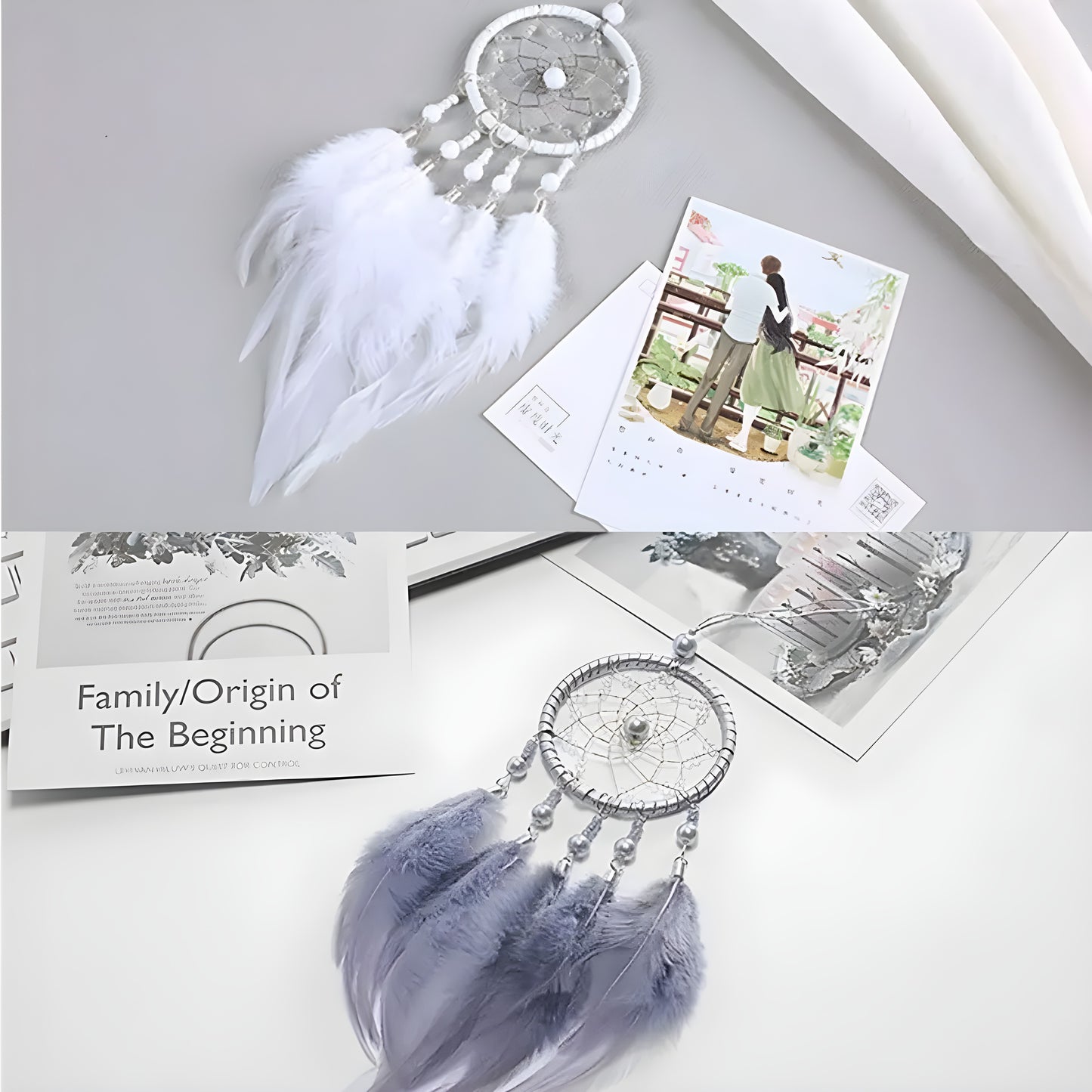 Spiritual dream catcher hanging for car interior protection and style