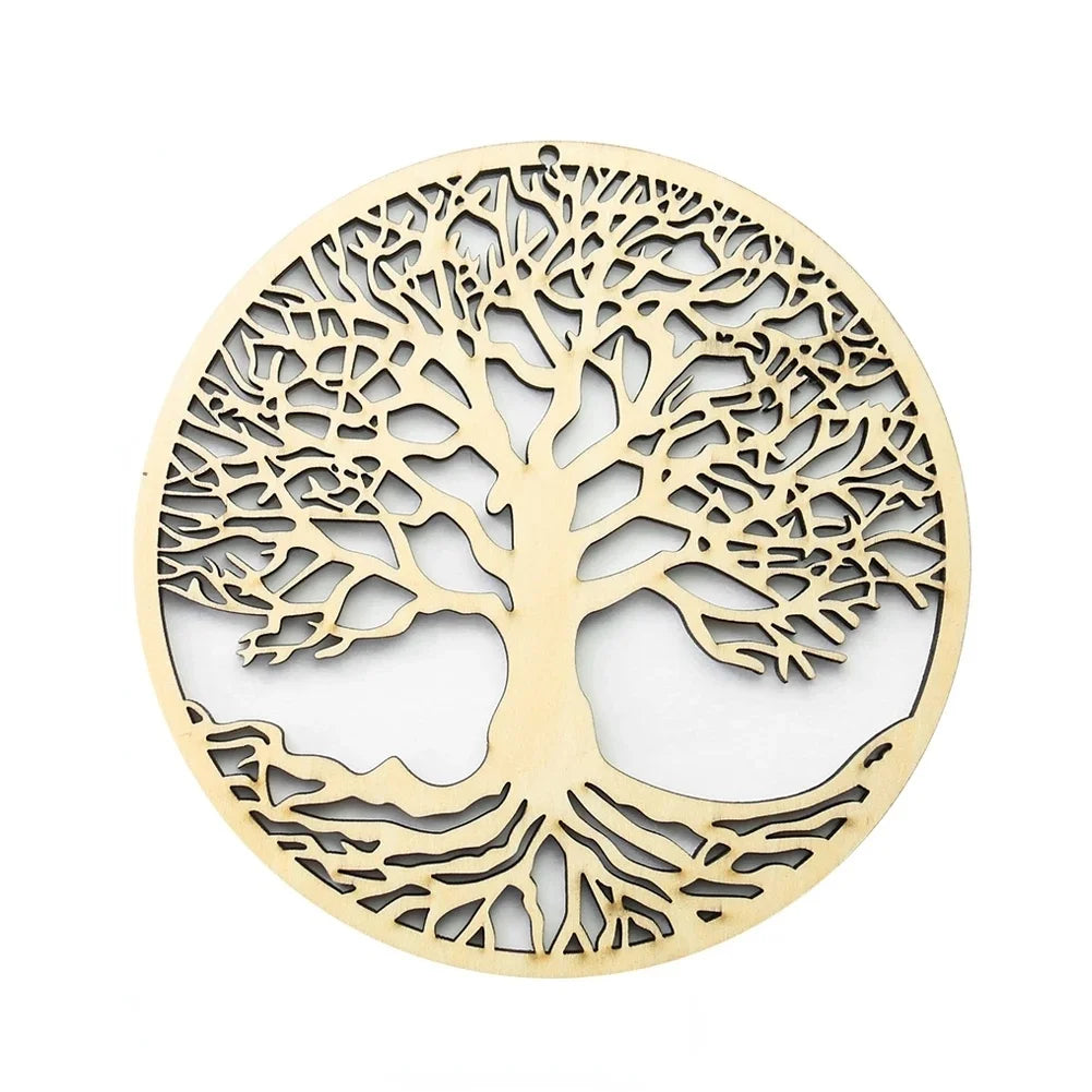 Tree of Life Wooden Wall Hanging – Spiritual Home Decor