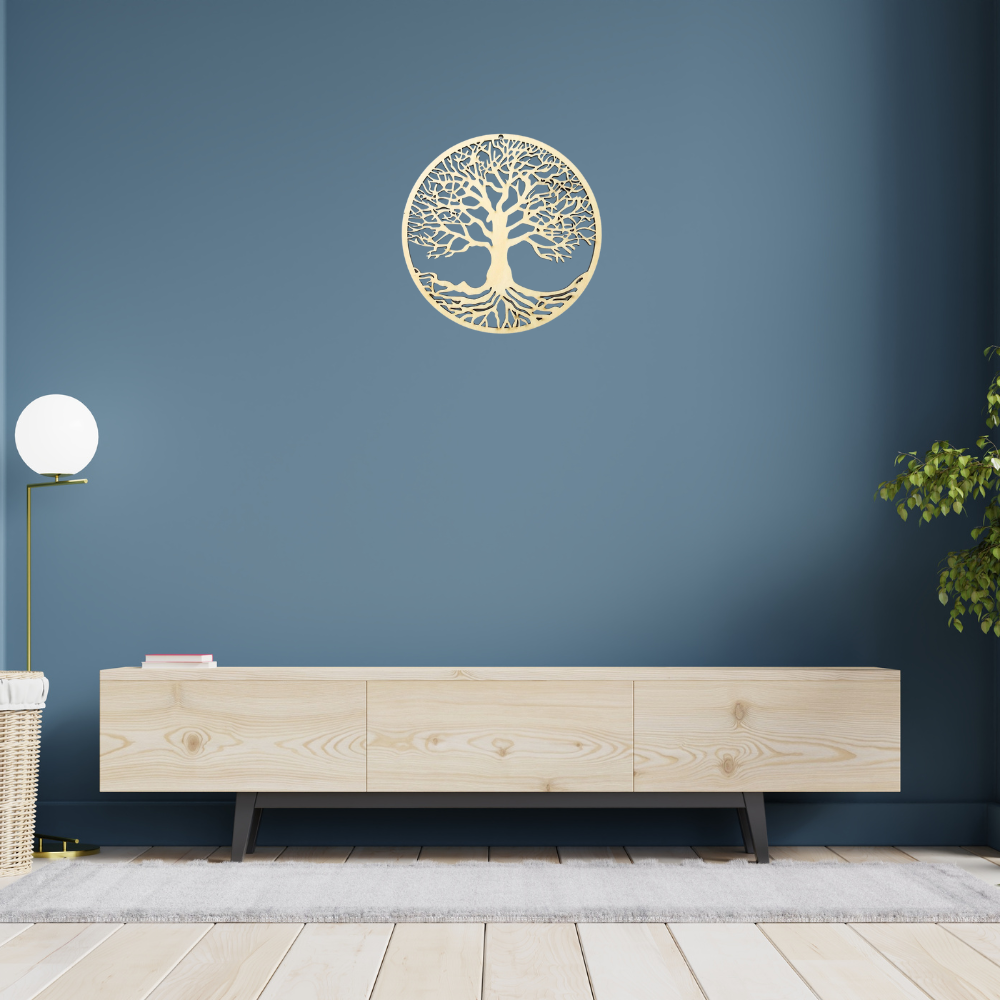 Tree of Life Wooden Wall Hanging – Spiritual Home Decor