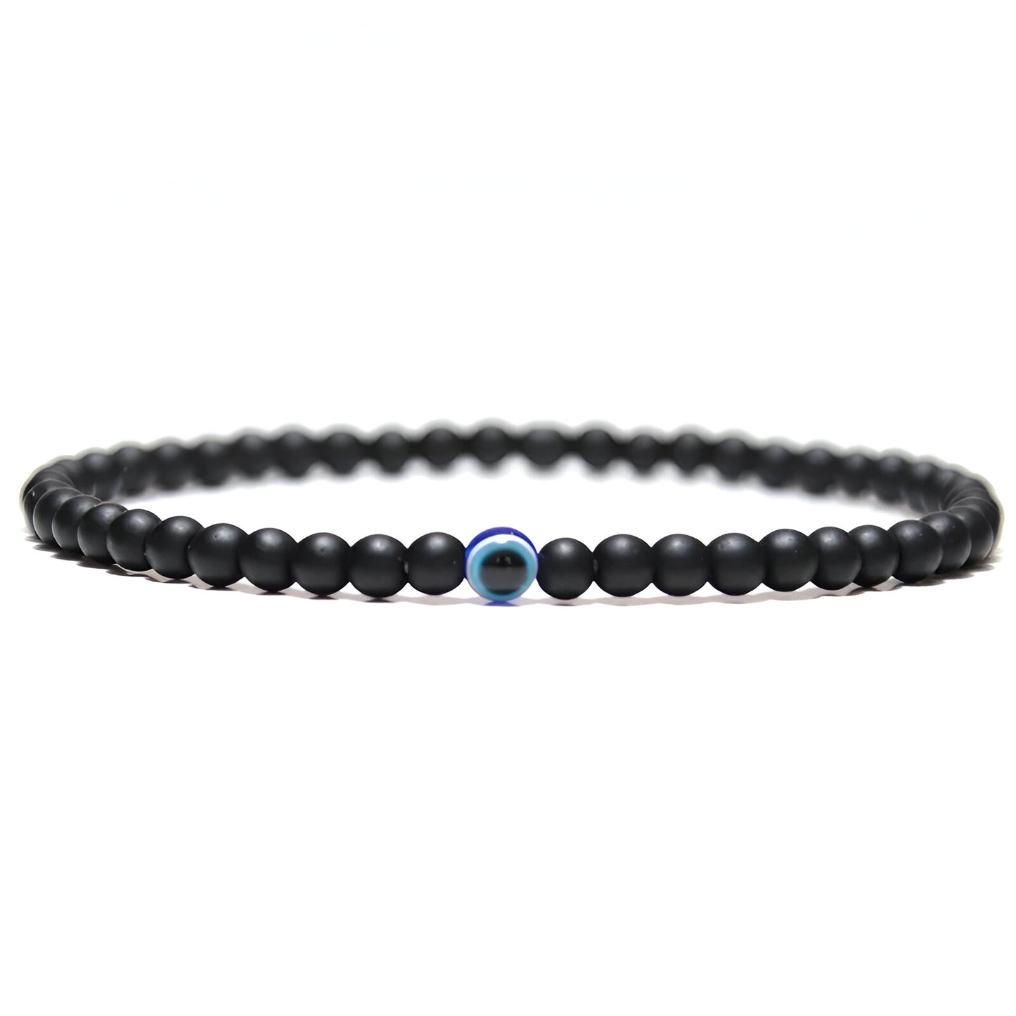 Stylish evil eye bracelet for men with durable bead design