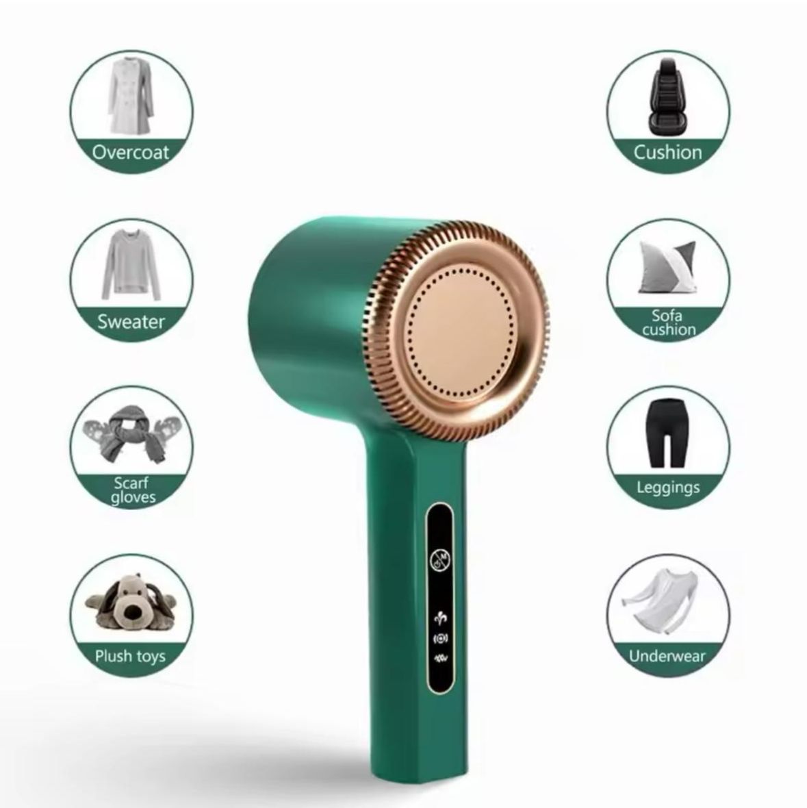 Compact electric lint remover for clothes, blankets, and knitwear maintenance

