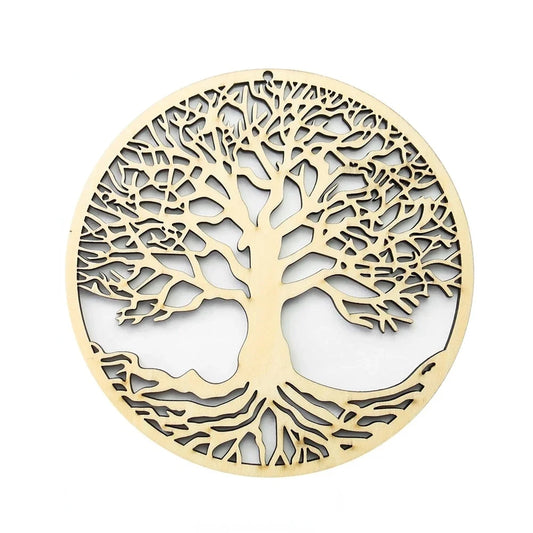 Tree of Life Wooden Wall Hanging – Spiritual Home Decor