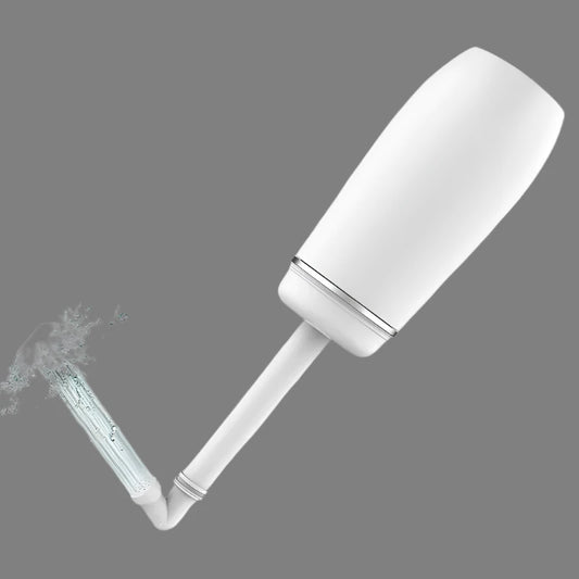Compact 400ml portable jet spray bottle for travel and cleaning

